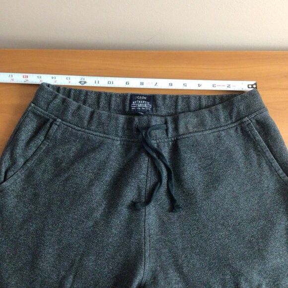 Mens Gray‎ J Crew Authentic Fleece Tie Waist Jogger Size Medium - Picture 3 of 7